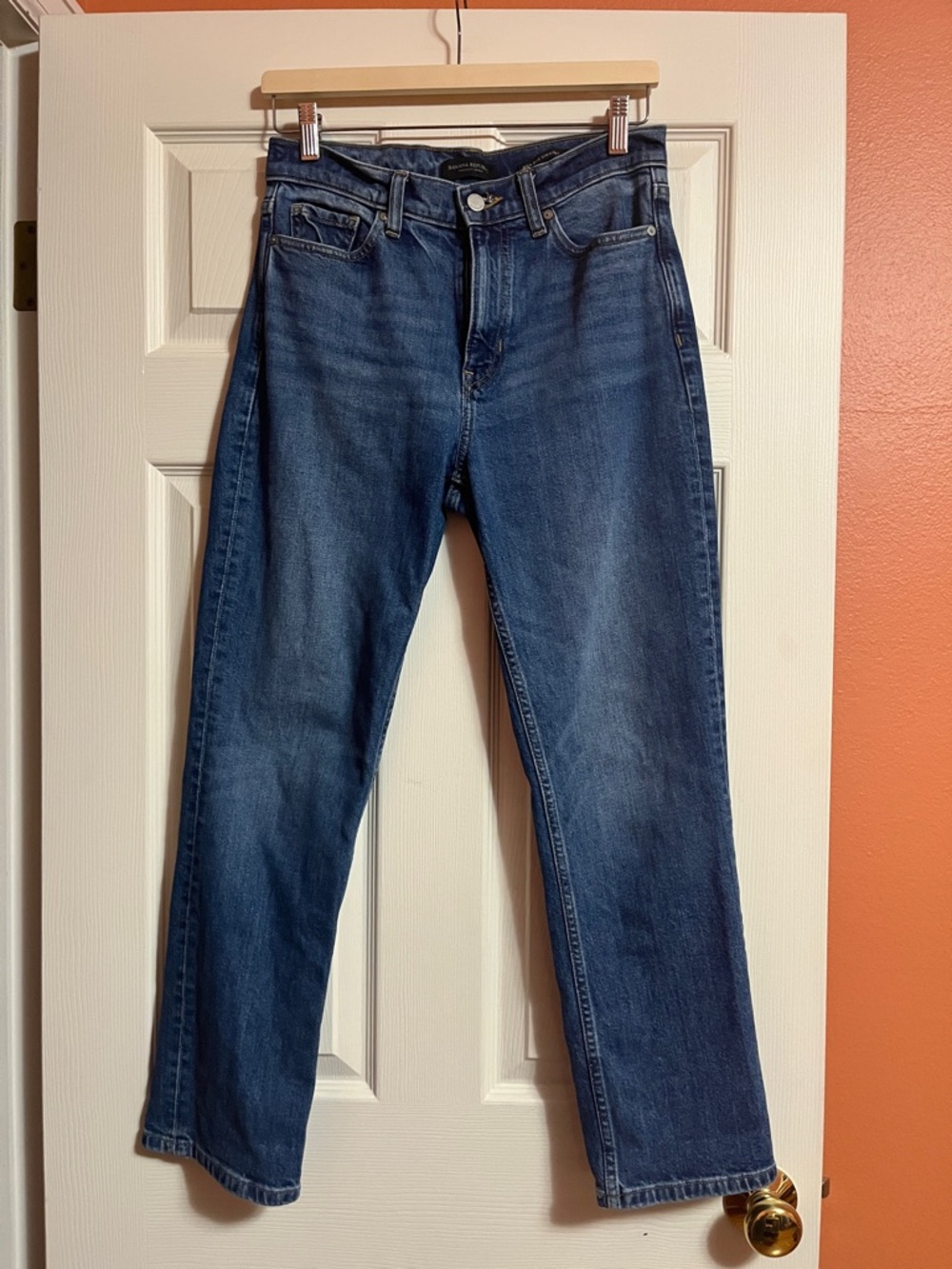 Banana Republic High Rise Straight 27